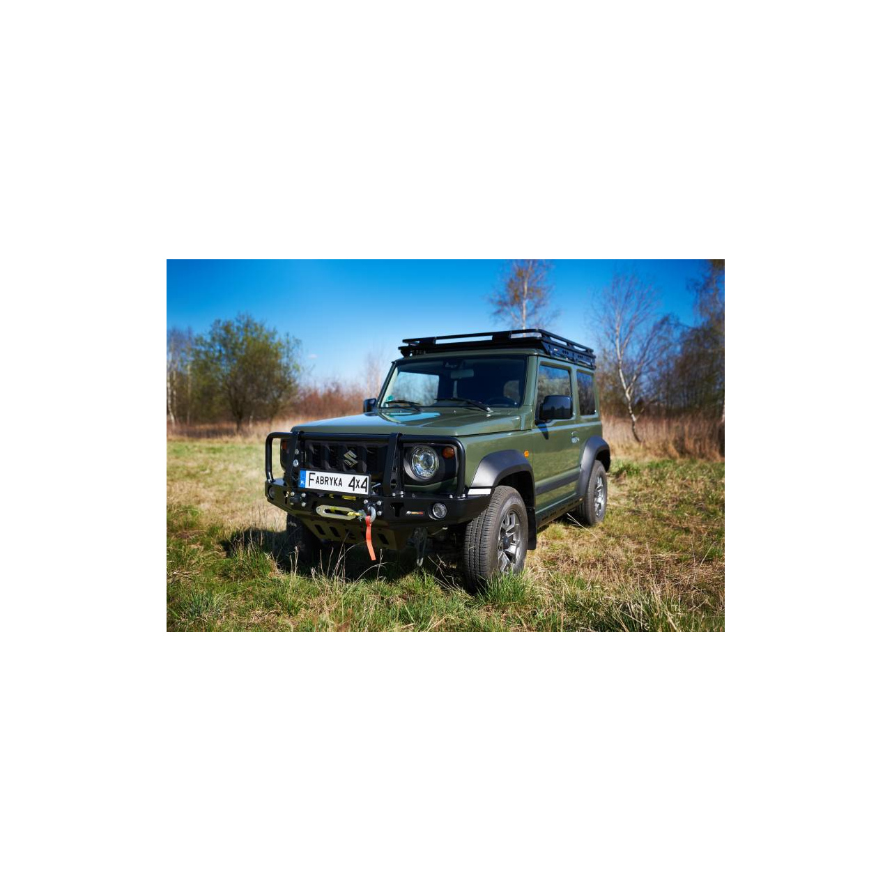 ZDERZAK PRZEDNI STALOWY SUZUKI JIMNY 2017+